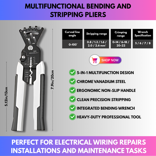 Multifunctional Bending And Stripping Pliers