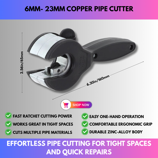 6mm- 23mm Copper Pipe Cutter