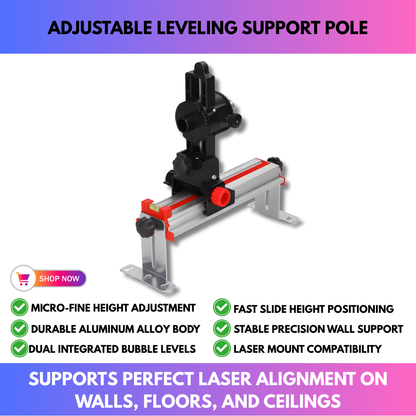 Multifunctional Adjustable Leveling Support Pole