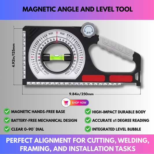Magnetic Angle and Level Tool