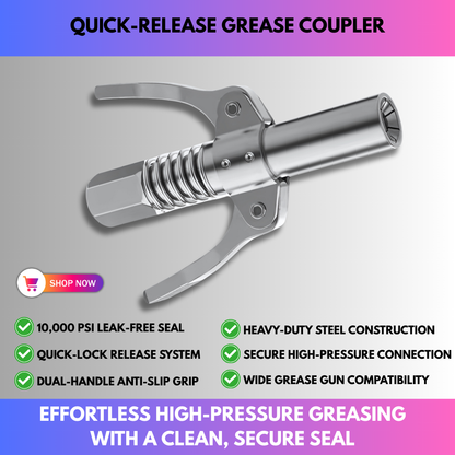 Quick-Release Grease Coupler