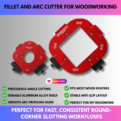 Fillet And Arc Cutter For Woodworking