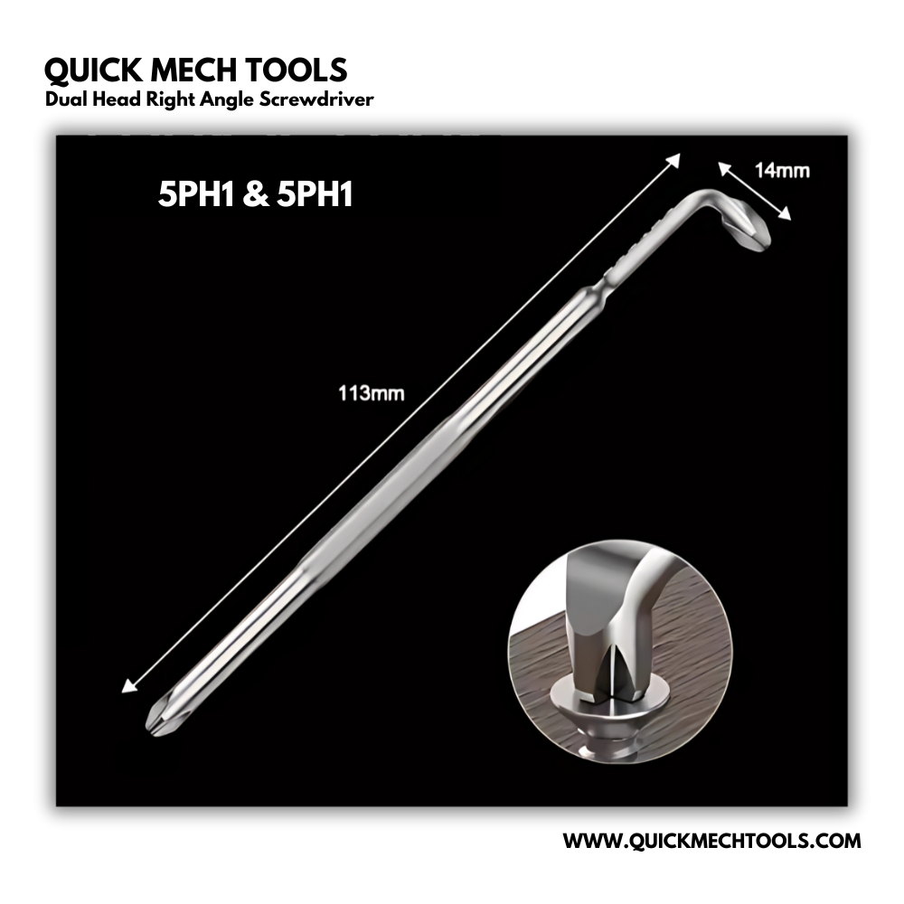 Dual Head Right Angle Screwdriver