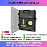 Magnetic Mini Level Tool Set