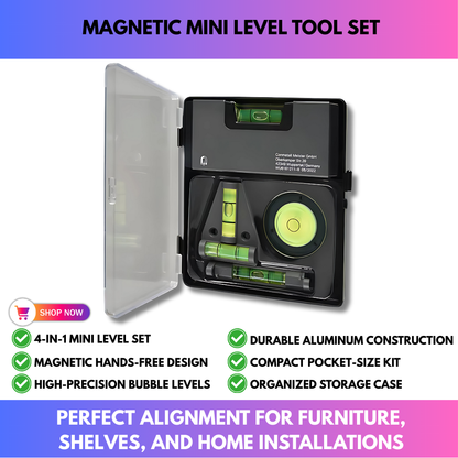 Magnetic Mini Level Tool Set