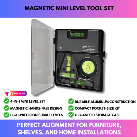 Magnetic Mini Level Tool Set