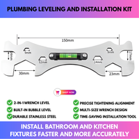 Plumber's Adjustable Leveling And Installation Kit