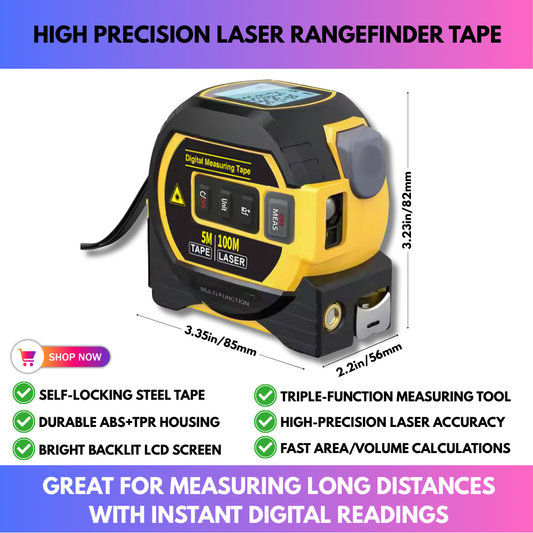 High Precision Laser Rangefinder Tape