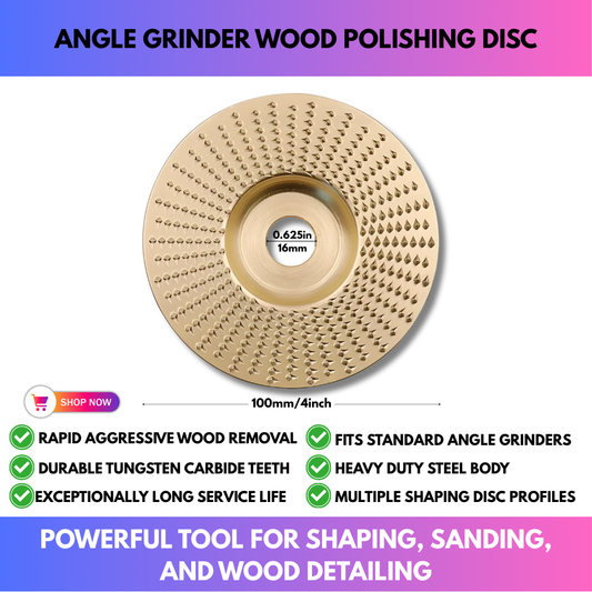 Angle Grinder Wood Polishing Disc