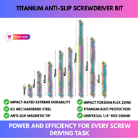 Titanium Anti-Slip Screwdriver Bit