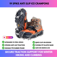 19 Spike Anti Slip Ice Crampons