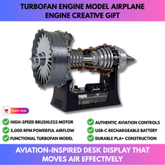 Turbofan Engine Model Airplane Engine Creative Gift view 3