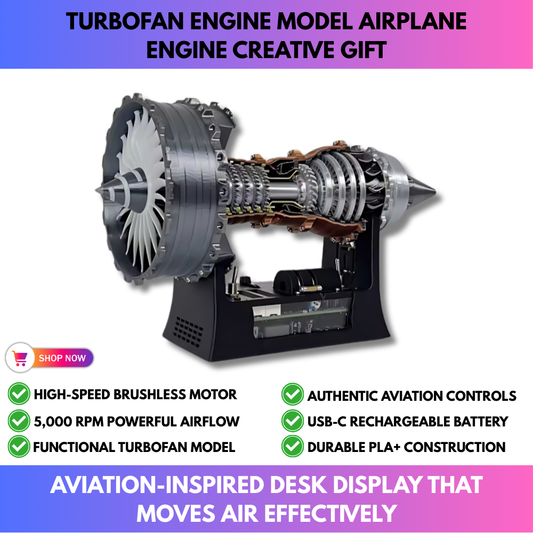 Turbofan Engine Model Airplane Engine Creative Gift