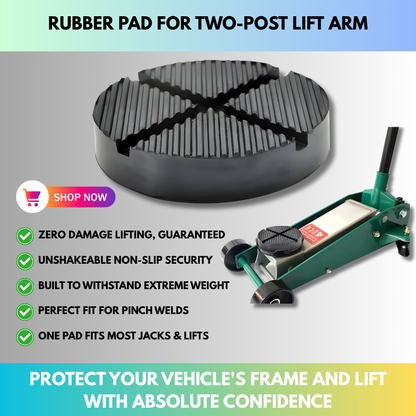 Rubber Pad for Two-Post Lift Arm