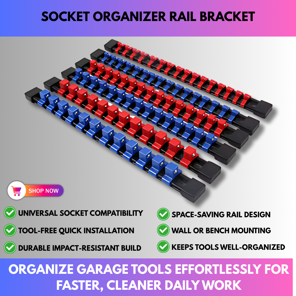 Socket Organizer Rail Bracket