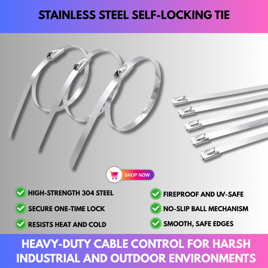 Stainless Steel Self-Locking Tie