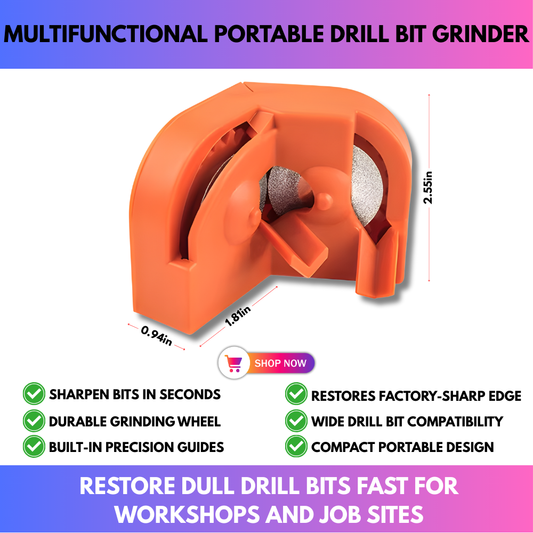 Multifunctional Portable Drill Bit Grinder
