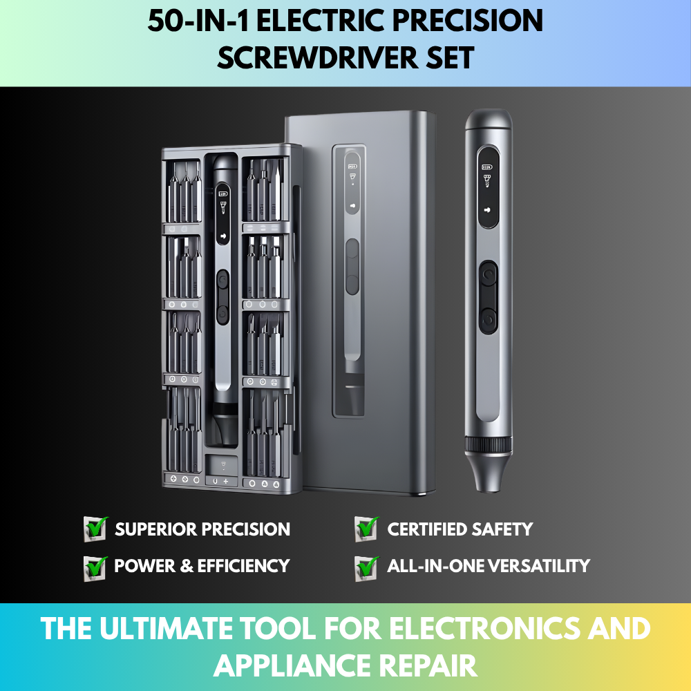 50-in-1 Electric Precision Screwdriver Set