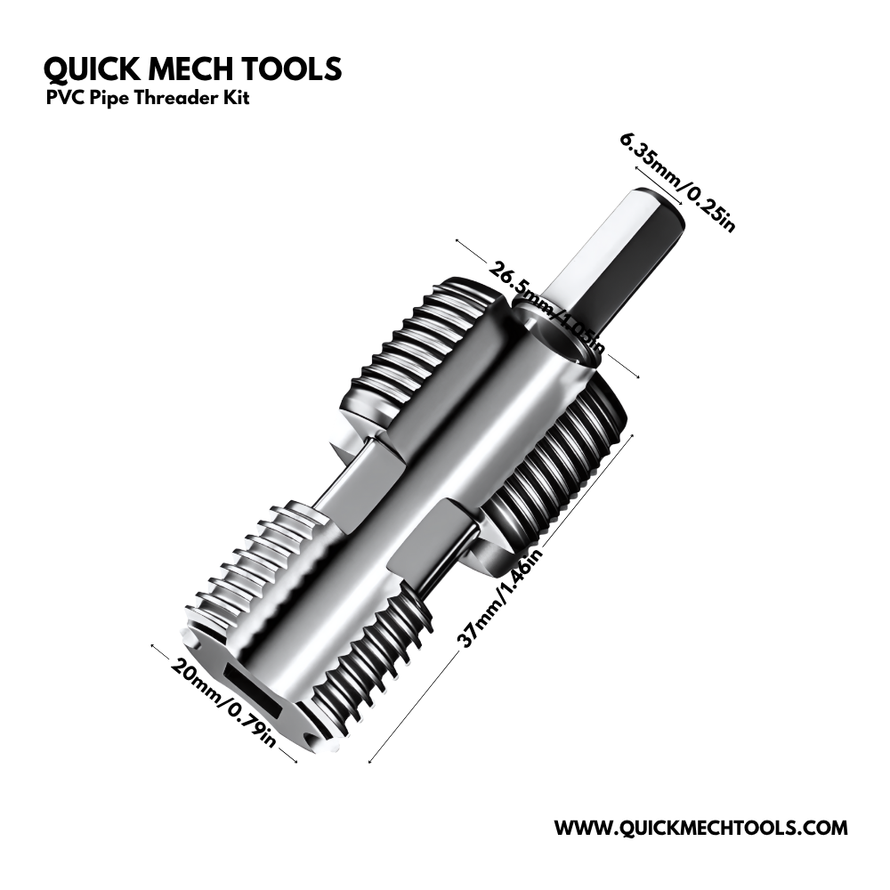 Thread Puller Pvc PVC Pipe Threader Kit – QMT