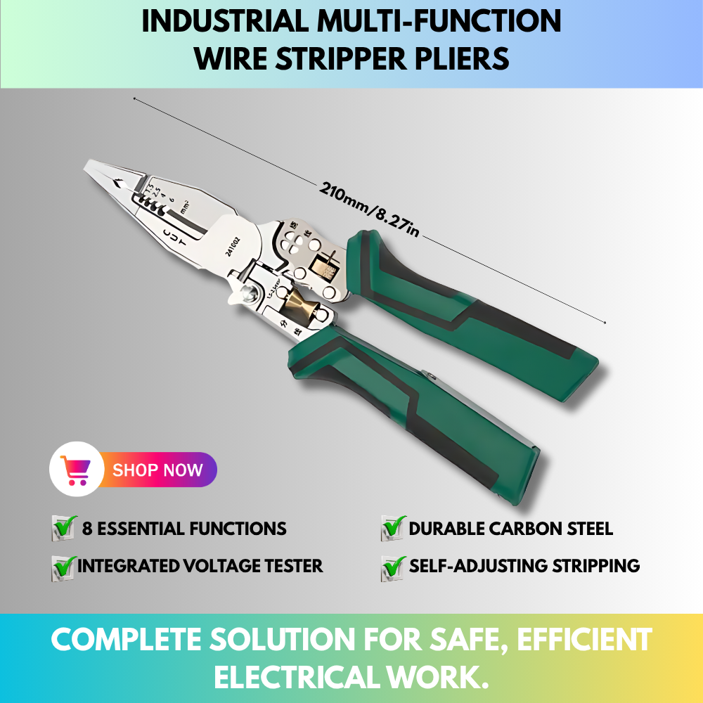 Industrial Multi-function Wire Stripper Pliers