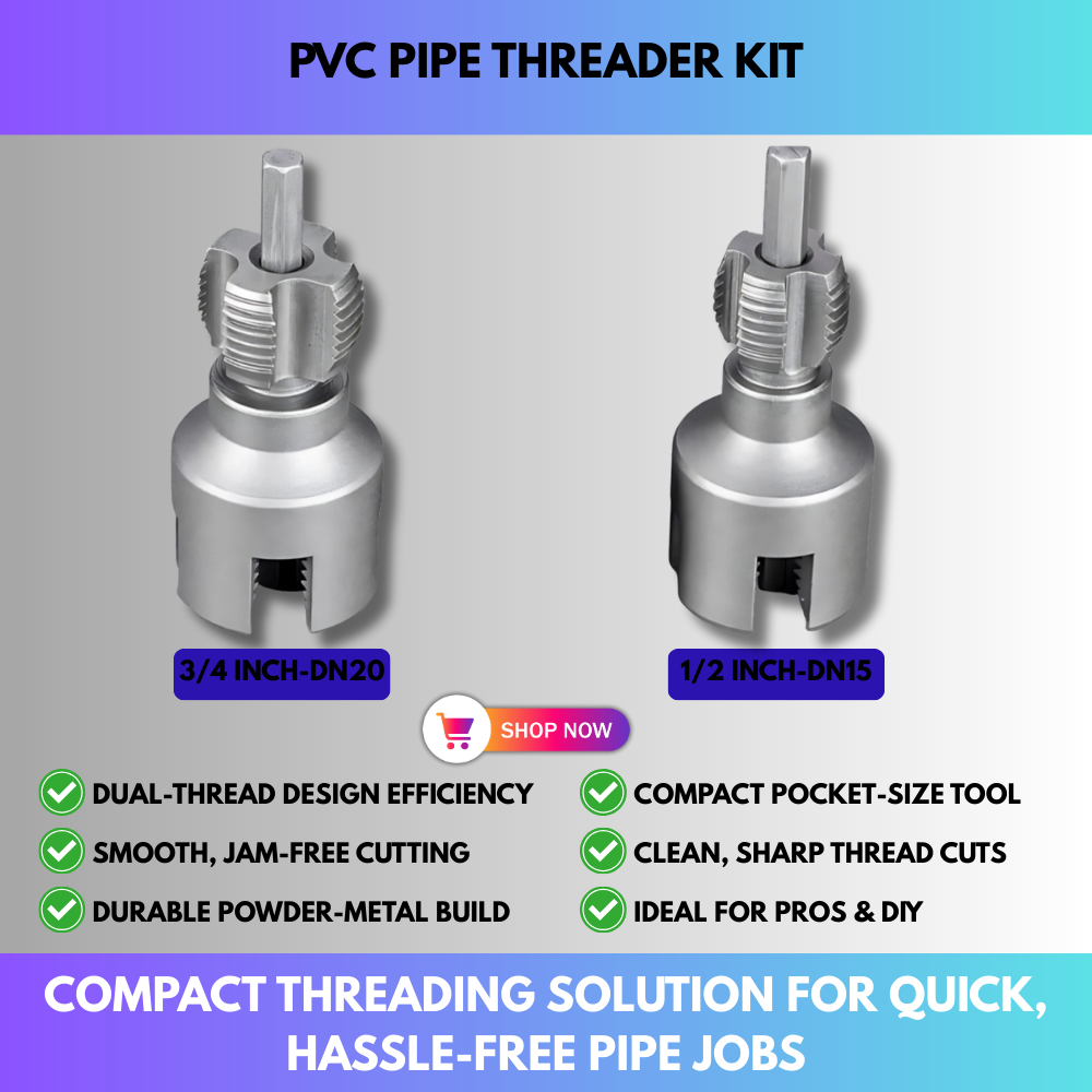 PVC Pipe Threader Kit