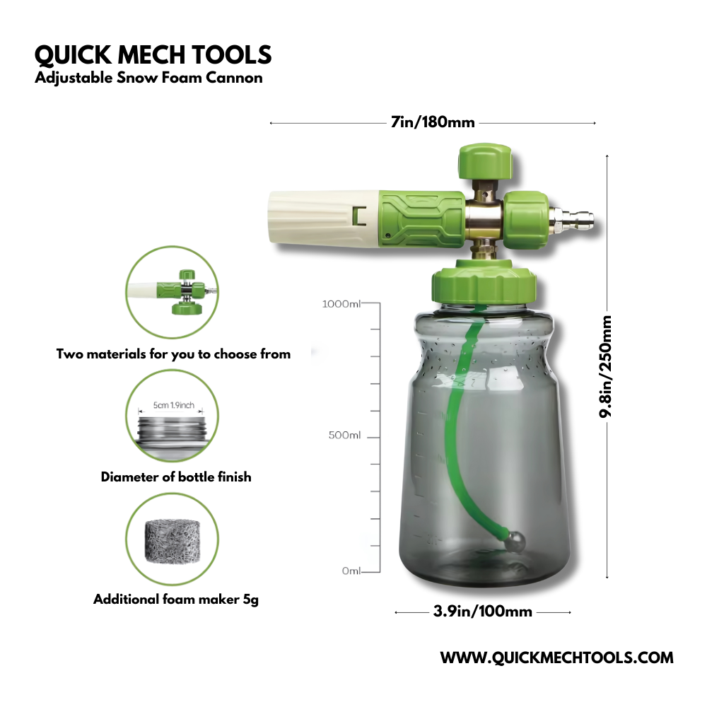 Adjustable Snow Foam Cannon
