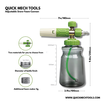 Adjustable Snow Foam Cannon