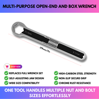 Multi-Purpose Open-End And Box Wrench