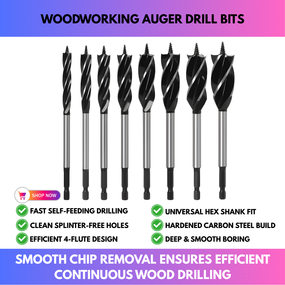 Woodworking Auger Drill Bits