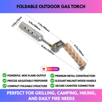 Foldable Outdoor Gas Torch