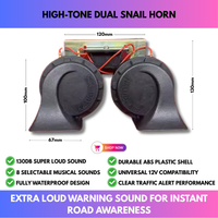High-Tone Dual Snail Horn