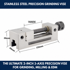 2-Inch Stainless Steel Precision Grinding Vise view 3