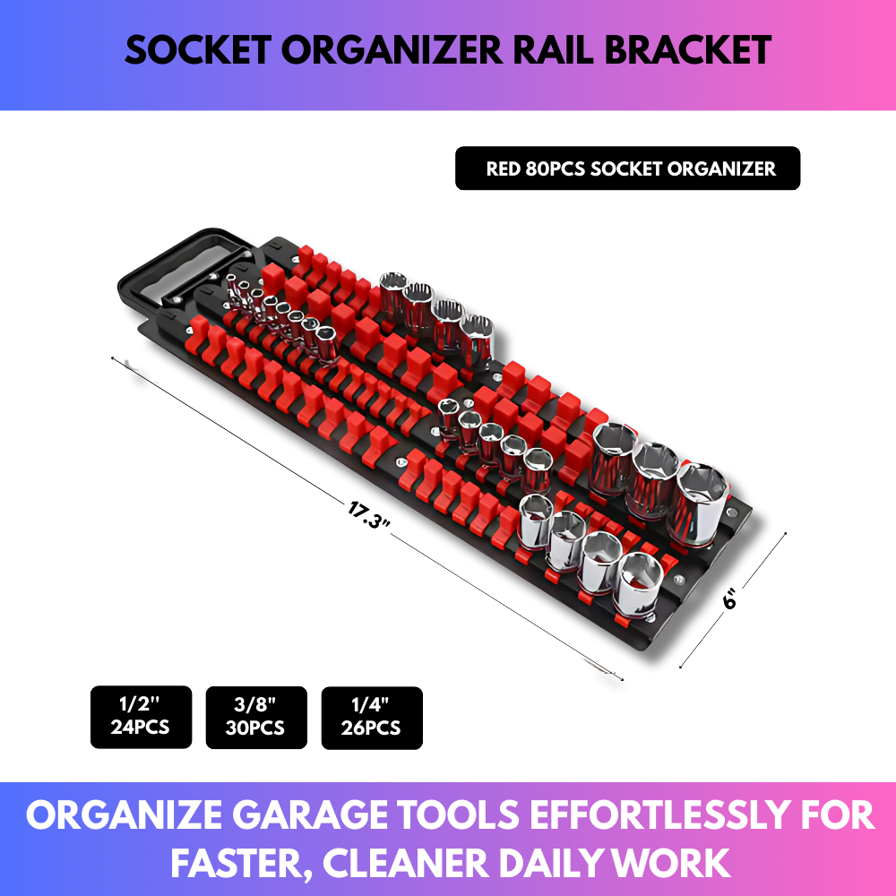 Socket Organizer Rail Bracket