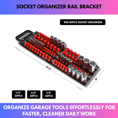 Socket Organizer Rail Bracket