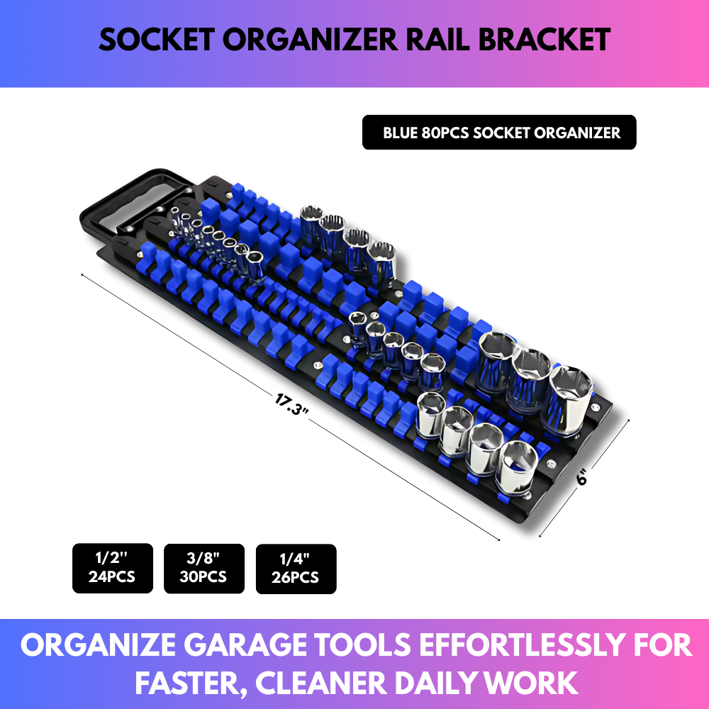 Socket Organizer Rail Bracket
