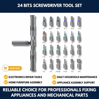 24 Bits Screwdriver Tool Set