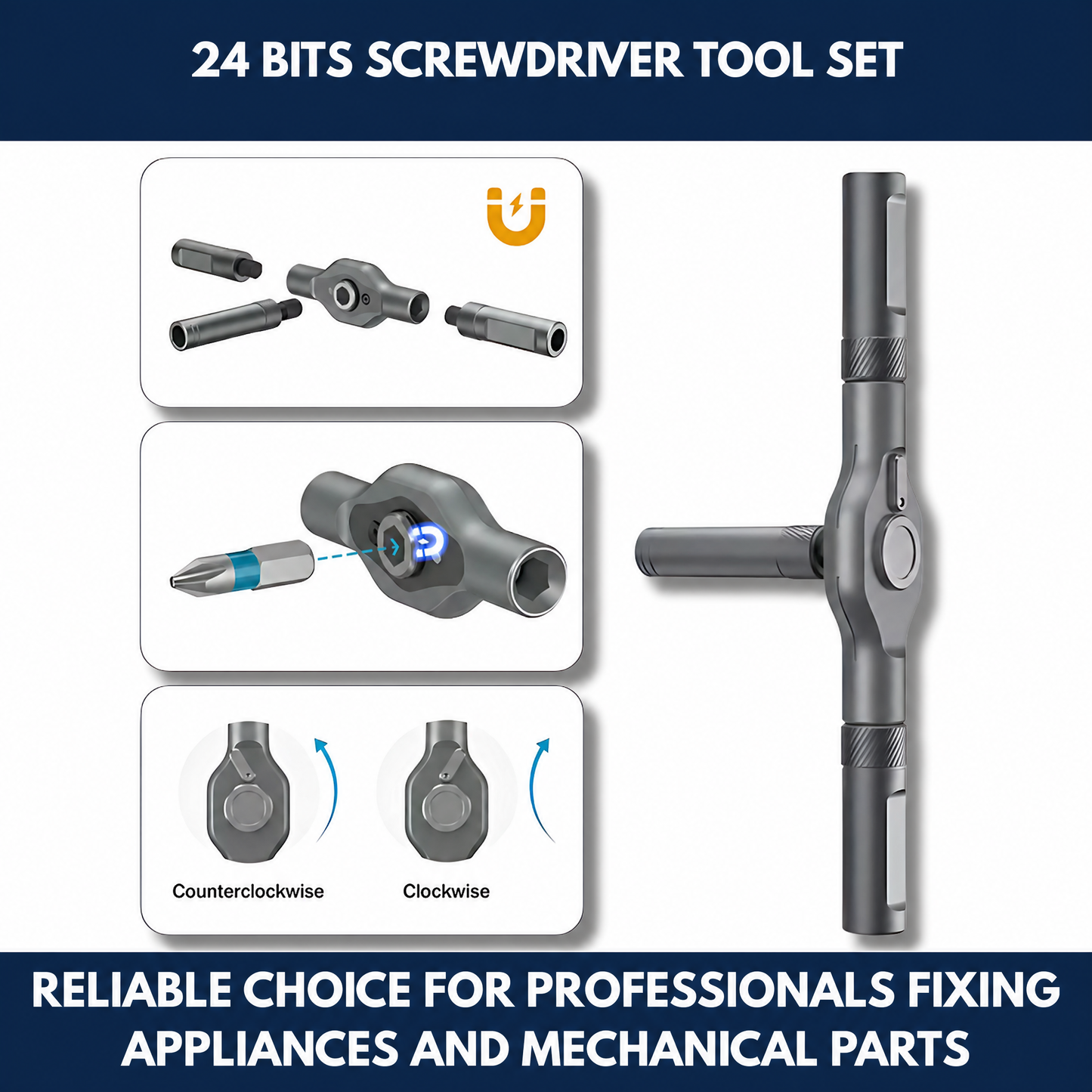 24 Bits Screwdriver Tool Set