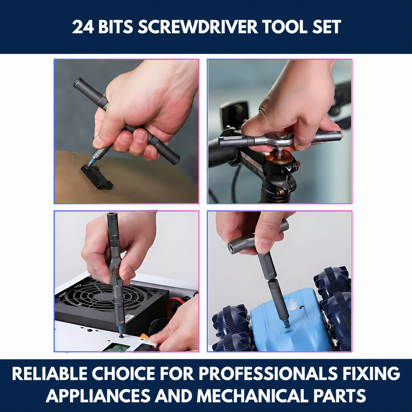 24 Bits Screwdriver Tool Set