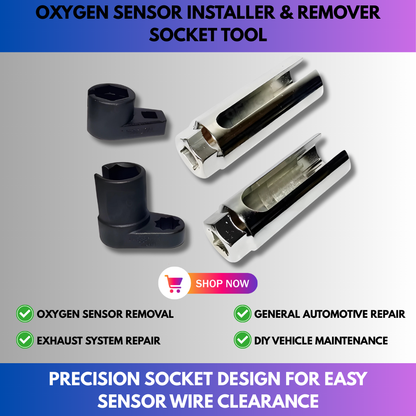 Oxygen Sensor Installer & Remover Socket Tool