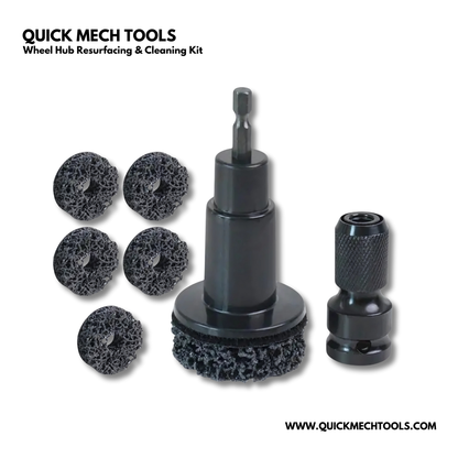 Wheel Hub Resurfacing & Cleaning Kit – Rust Removal Tool for Brake Disc & Rotor de