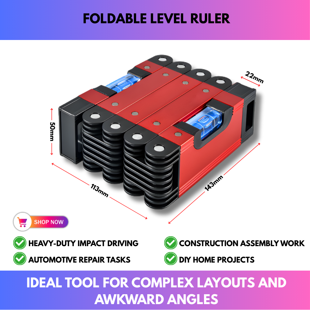 Foldable Level Ruler