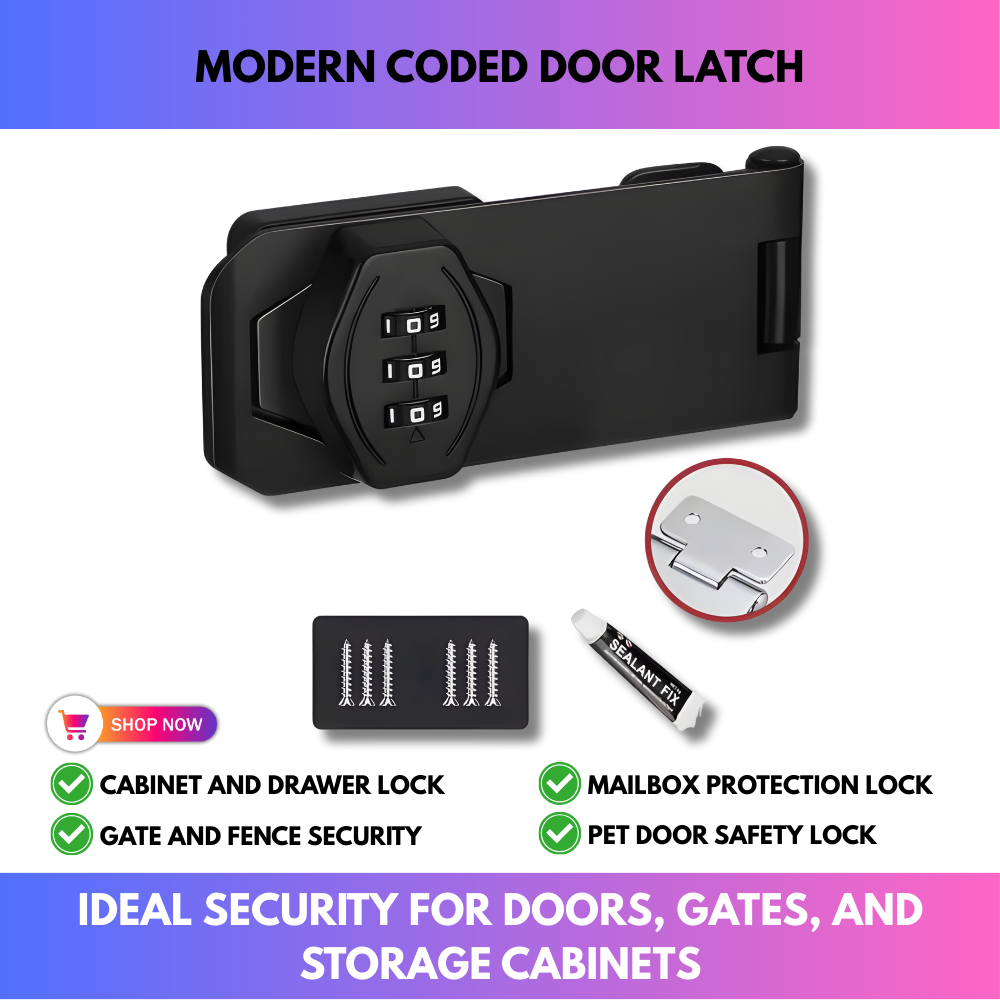 Modern Coded Door Latch – QMT