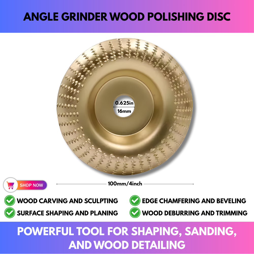 Angle Grinder Wood Polishing Disc