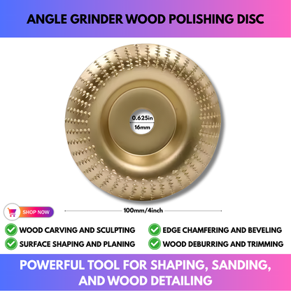 Angle Grinder Wood Polishing Disc