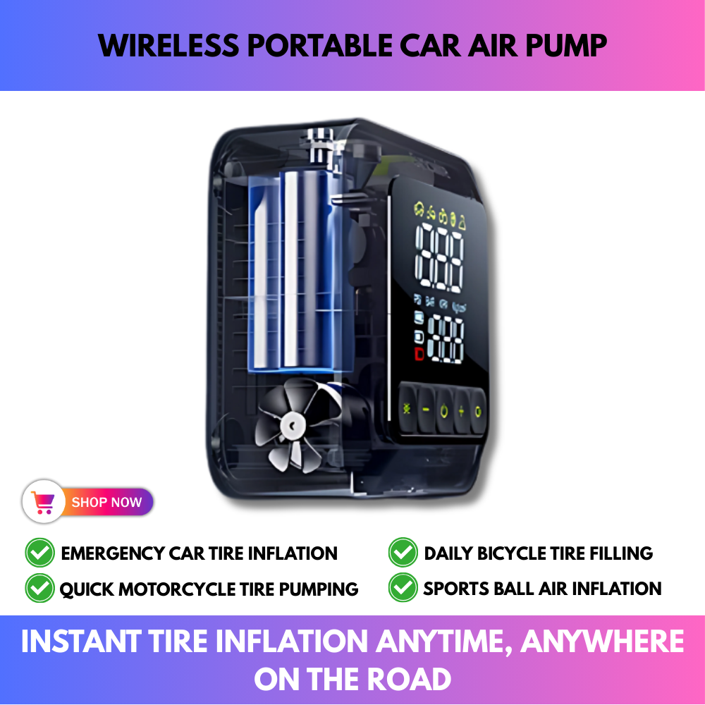Wireless Portable Car Air Pump