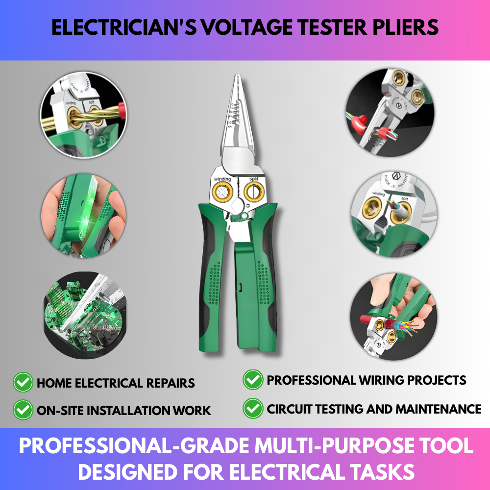 Electrician's Voltage Tester Pliers