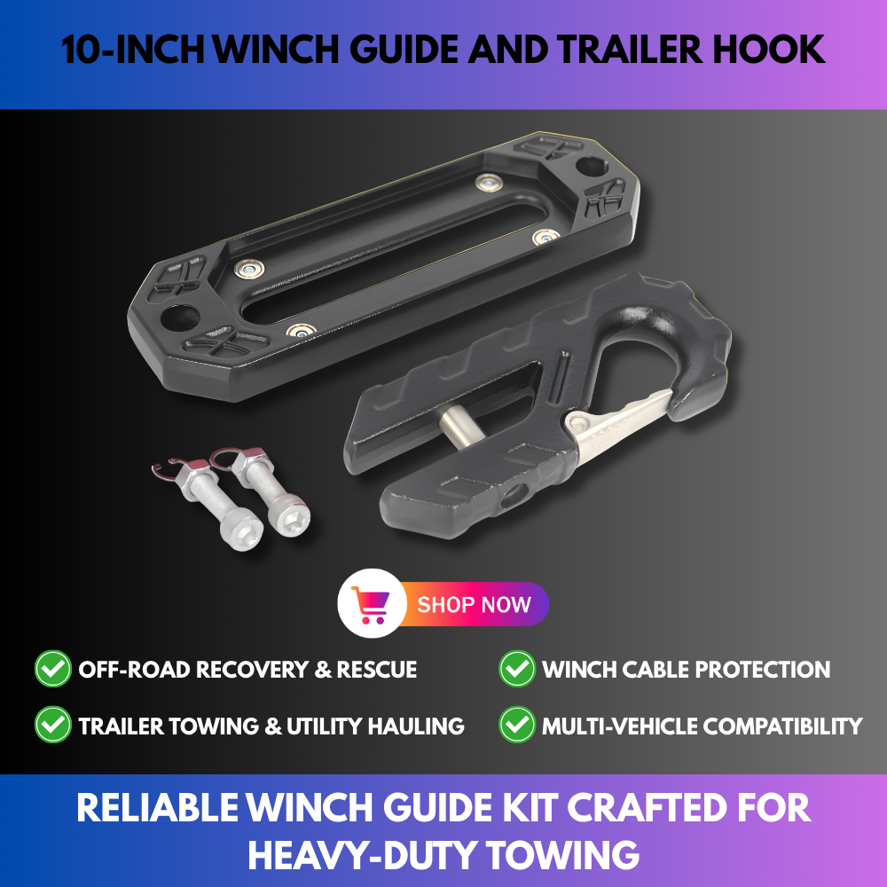 10-Inch Winch Guide and Trailer Hook