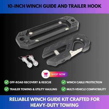 10-Inch Winch Guide and Trailer Hook