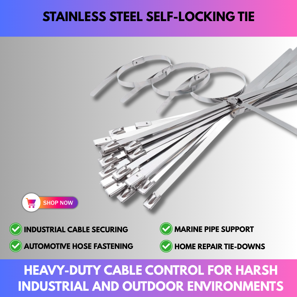 Stainless Steel Self-Locking Tie
