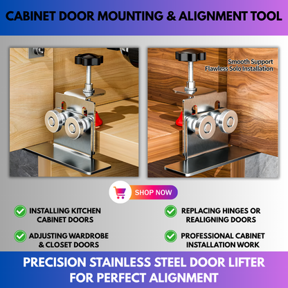 Cabinet Door Mounting & Alignment Tool